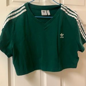 Adidas Green Crop Top